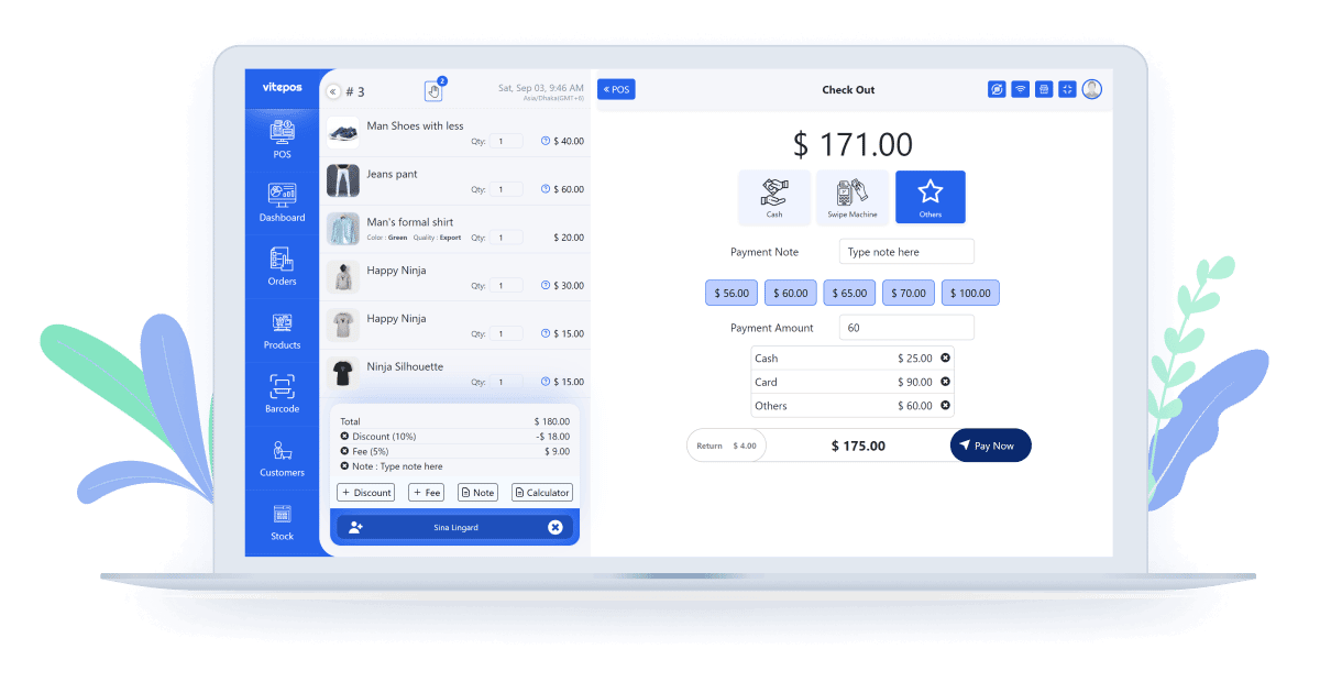 Split Payment/Single Payment