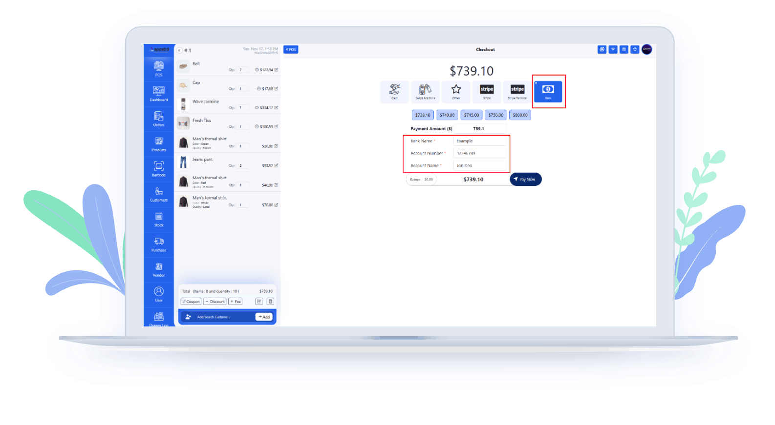 Custom Payment